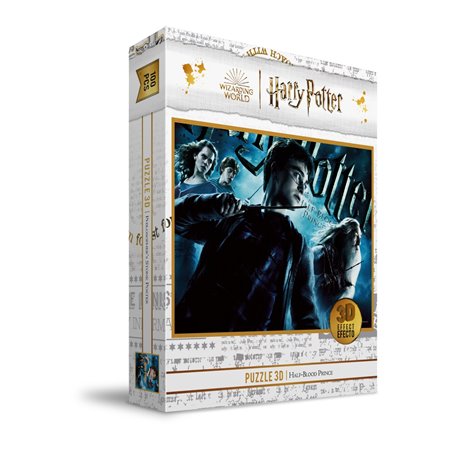 Quebra-cabeça 100 cartaz efeito 3d harry potter e o mistério do príncipe harry potter