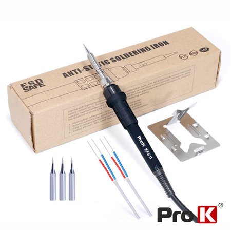 Ferro de Soldar 30W C/ Acessórios PROK
