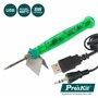 FERRO DE SOLDAR 8W C/ LIGAÇÃO USB 5V PROSKIT