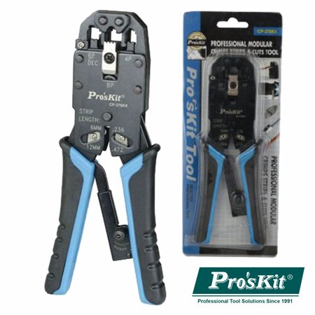 ALICATE DE CRAVAR RJ45/RJ11/RJ12/RJ22 PROSKIT