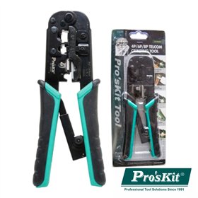 ALICATE DE CRAVAR RJ45/RJ11/RJ12/RJ22 PROSKIT