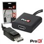 CABO DISPLAYPORT MACHO / HDMI FÊMEA PROK