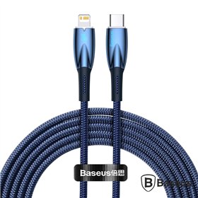Cabo USB-C Macho P/ Lightning Macho 1m PD 20W Glimmer BASEUS