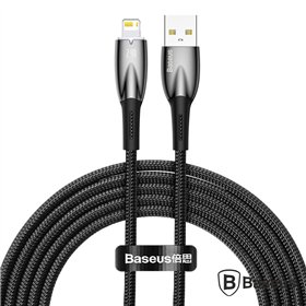 Cabo USB-A Macho P/ Lightning  Macho 2m Glimmer BASEUS