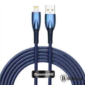 Cabo USB-A Macho P/ Lightning  Macho 2m Glimmer BASEUS