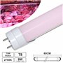 Lâmpada Tubular LED T8 9W 60cm 810LM Rosa P/ Talho