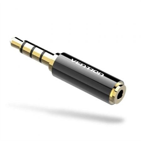 Adaptador Jack Vention BFBB0, Jack 3.5 Macho - Jack 2.5 Fêmea, Preto