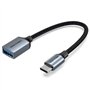 Cabo USB 2.0 Tipo-C Vention CCXHB, USB Tipo-C Macho - USB Fêmea, 15cm