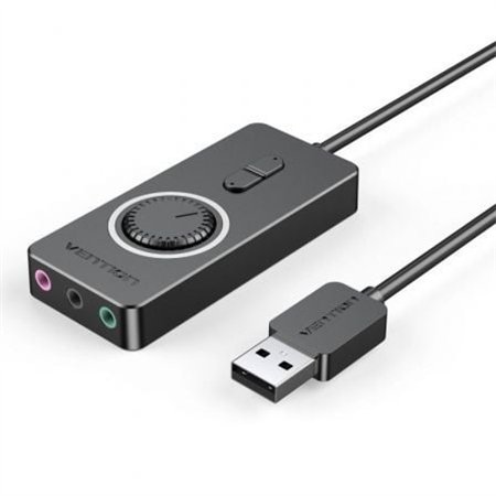 Placa de Som Vention CDRBB, USB Macho - 3x Jack 3.5 Fêmea