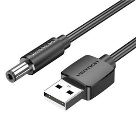 Cabo de Alimentação Vention CEXBG, USB Macho - DC 3.5mm Macho, 1.5m, Preto