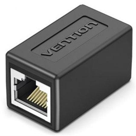 Adaptador Conector RJ45 Vention IPVB0, Cat.6 FTP, RJ45 Fêmea - RJ45 Fêmea, Preto