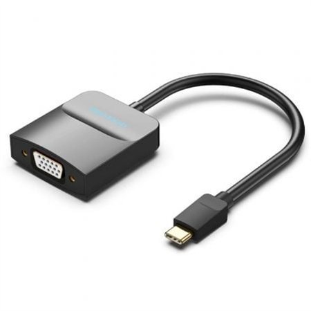 Adaptador USB Tipo-C Vention TDDBB, USB Tipo-C Macho - VGA Fêmea