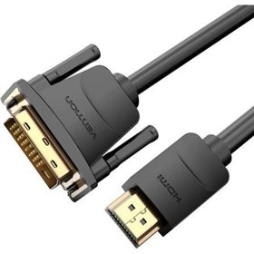 Cabo Conversor Vention ABFBG, DVI-D Macho - HDMI Macho, 1.5m, Preto