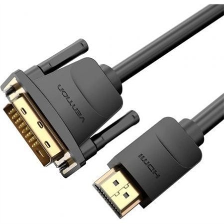 Cabo Conversor Vention ABFBG, DVI-D Macho - HDMI Macho, 1.5m, Preto