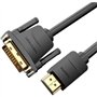 Cabo Conversor Vention ABFBG, DVI-D Macho - HDMI Macho, 1.5m, Preto