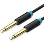 Cabo Mono Vention BAABH, Jack 6.5 Macho - Jack 6.5 Macho, 2m, Preto