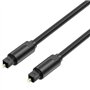 Cabo de Audio de Fibra óptica Vention BAEBI, 3m, Preto