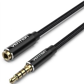 Cabo Stereo Vention BHCBI, Jack 3.5 Macho - Jack 3.5 Fêmea, 3m, Preto