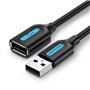 Extensão USB 2.0 Vention CBIBI, USB Macho - USB Fêmea, 480Mbps, 3m, Preto