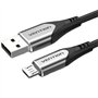 Cabo USB 2.0 Vention COAHG, USB Macho - MicroUSB Macho, Até 60W, 480Mbps, 1.5m, Cinza