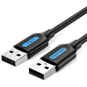 Cabo USB 2.0 Vention COJBC, USB Macho - USB Macho, 480Mbps, 25cm, Preto