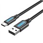 Cabo USB 2.0 Tipo-C Vention COKBI, USB Macho - USB Tipo-C Macho, Até 60W, 480Mbps, 3m, Cinza