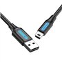 Cabo USB 2.0 Vention COMBD, USB Macho - MiniUSB Macho, Até 10W, 480Mbps, 50cm, Preto