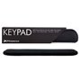 Descanso de pulso para teclado ergonômico preto