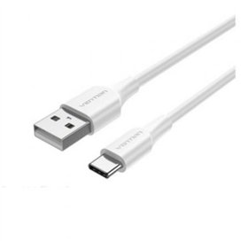 Cabo USB 2.0 Tipo-C Vention CTHWH, USB Tipo-C Macho - USB Macho, Até 60W, 480Mbps, 2m, Branco