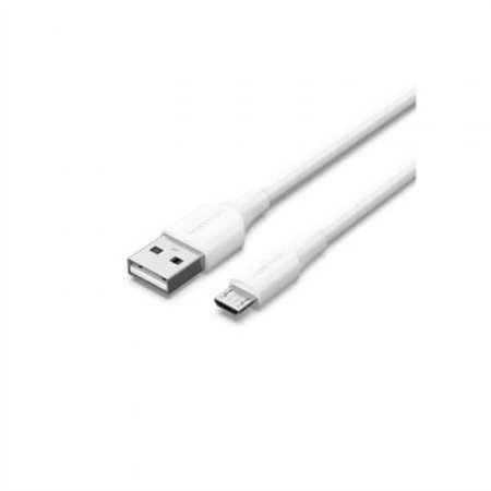 Cabo USB 2.0 Vention CTIWF, USB Macho - MicroUSB Macho, Até 60W, 480Mbps, 1m, Branco