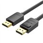 Cabo DisplayPort 1.2 4K Vention HACBG, DisplayPort Macho - DisplayPort Macho, 1.5m, Preto