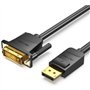 Cabo Conversor Vention HAFBG, DisplayPort Macho - DVI Macho, 1.5m, Preto