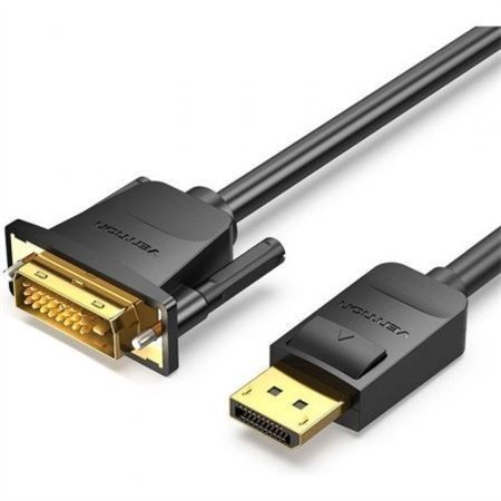 Cabo Conversor Vention HAFBG, DisplayPort Macho - DVI Macho, 1.5m, Preto
