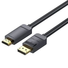 Cabo Conversor Vention HAGBG, DisplayPort Macho - HDMI 4K Macho, 1.5m, Preto