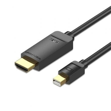 Cabo Conversor Vention HAHBH, Mini Displayport Macho - HDMI Macho, 2m, Preto