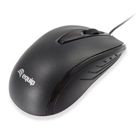 Mouse mouse compacto equip life óptico usb 1000 dpi preto