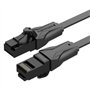 Cabo de Rede RJ45 UTP Vention IBABI Cat.6, 3m, Preto