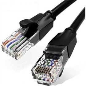 Cabo de Rede RJ45 UTP Vention IBEBK Cat.6, 8m, Preto
