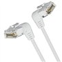 Cabo de Rede RJ45 UTP Vention IBOWG Cat.6A, 1.5m, Cabeza Rotatoria 360º, Branco