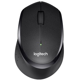 Mouse mouse logitech b330 óptico sem fio sem fio silencioso mais preto