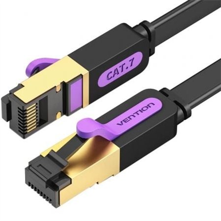Cabo de Rede RJ45 SFTP Vention ICDBI Cat.7, 3m, Preto