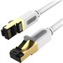 Cabo de Rede RJ45 SFTP Vention ICDHH Cat.7, 2m, Cinza