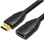 Extensão HDMI Vention VAA-B06-B100, HDMI Macho - HDMI Fêmea, 1m, Preto