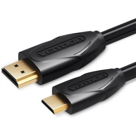 Cabo HDMI Vention VAA-D02-B150, HDMI Macho - Mini HDMI Macho, 1.5m, Preto