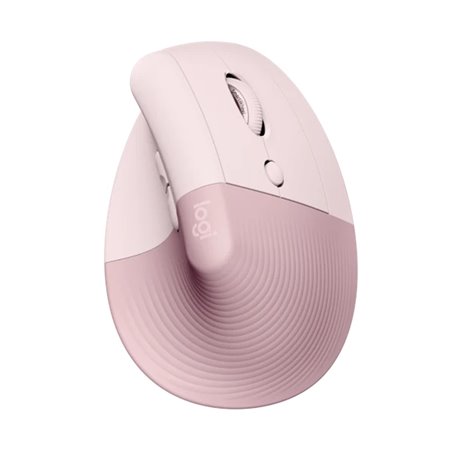 Mouse vertical mouse logitech lift 6 botões 4000 dpi sem fio sem fio rosa