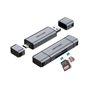 Leitor de Cartões Externo Vention CLKB0, USB 3.0 e USB Tipo-C