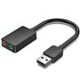 Placa de Som Vention CDYB0, 2.1, Preto