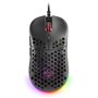 Mars mouse gaming óptico usb 7 botões 12800dpi rgb preto