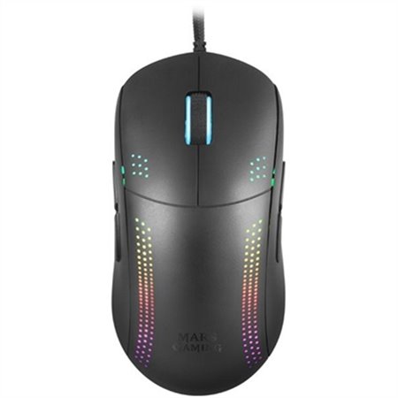 Mars mouse gaming mmpro óptico sem fio sem fio 9 botões 32000dpi preto