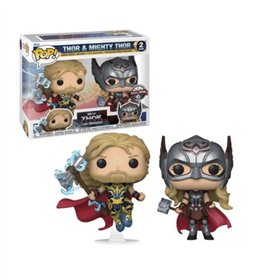 Pack 2 Funkos Funko Pop! Marvel Thor Love & Thunder Thor & Mighty Thor 63176